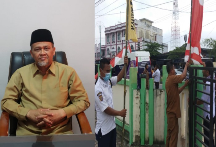 Jelang HAB Ke-75, Kakankemenag Aceh Timur Intruksikan Jajarannya Pasang Spanduk dan Umbul-Umbul