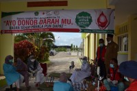 Dalam Rangka HAB, Kemenag Pidie Jaya Laksanakan Kegiatan donor darah