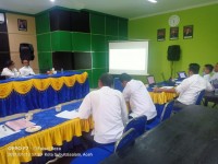 Kemenag Subulussalam Bedah DIPA Tahun 2021, Juniazi : Mengenal Lebih Awal Tugas dan Tanggung Jawab