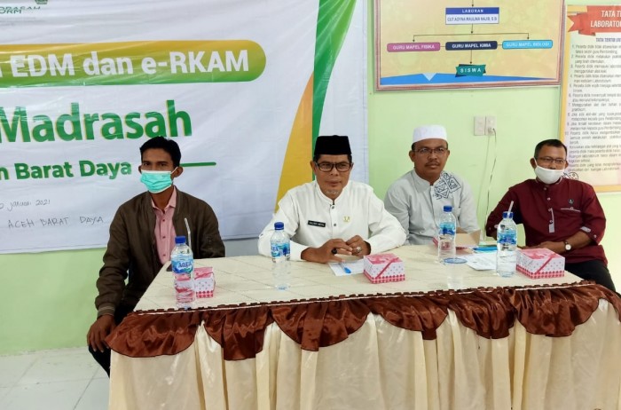 Tutup Kegiatan Bimtek EDM dan e-RKAM, Ini Pesan Kakankemenag Abdya