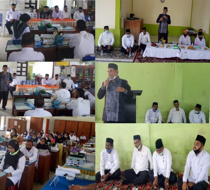 Usai Launching Seleksi Guru MAN IC Aceh Timur, Kabid Penmad Lakukan Pembinaan di Madrasah