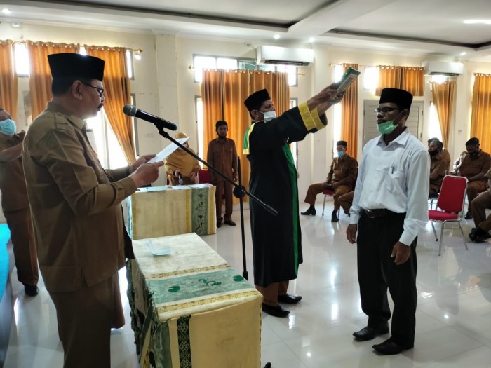Lantik Pengawas Madrasah, Ini Pesan Kakankemenag