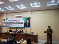 Gelar Rakor RKA-SK, Kakankemenag Berharap Adanya Program Yang Efektif, Efisien dan Terintergrasi