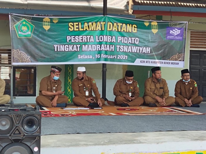 Kakankemenag Buka Lomba Pidato Tingkat MTs
