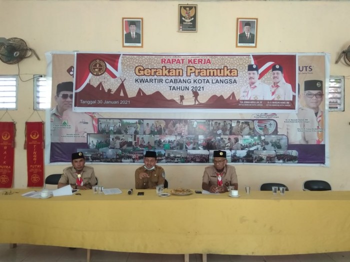 Kakankemenag Langsa Hadiri Rapat Awal Tahun Kwarcab Langsa