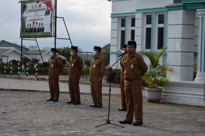 Kakankemenag Bener Meriah Sosialisasikan Zona Integritas Lewat Apel Senin