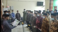 Awal Bulan Kakankemenag Aceh Utara Lantik 21 Kepala KUA dan Kepala MIN