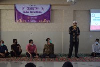 MTsN Model Banda Aceh Dampingi Mahasiswa Kedokteran Gigi Sosialisi Kesehatan Gigi