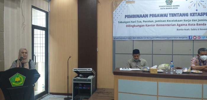 Kemenag Banda Aceh Adakan Pembinaan Moderasi Beragama Dan Ketaspenan