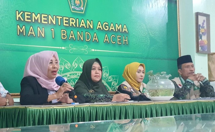 MAN 1 Banda Aceh Terima Tim Penilai Lomba Madrasah Sehat Provinsi Aceh