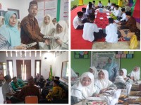 Peringati Maulid Nabi, MTsN 2 Aceh Timur Bershalawat dan Santuni Anak Yatim
