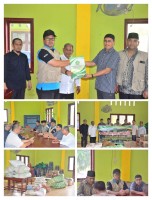 Plt Kakankemenag Bener Meriah Bersama Rombongan Serahkan Bantuan Banjir Aceh Tamiang