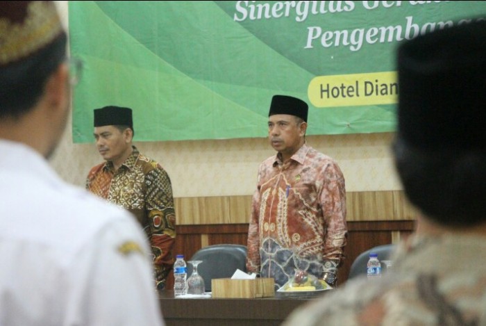 Kakanwil Buka Rakor Badan Wakaf Indonesia Perwakilan Aceh
