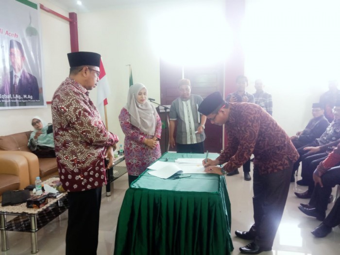 Kakanwil Hadir, Kemenag Aceh Selatan dan STAIN Teungku Dirundeng Meulaboh Tandatangani MoU 