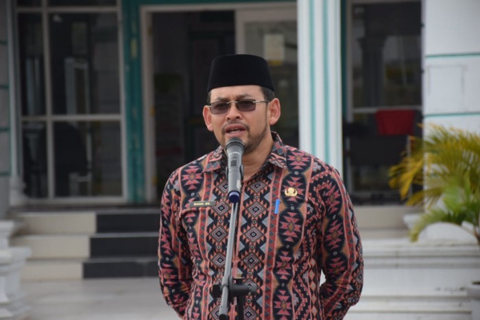 Apel Perdana, Ini Pesan Kakankemenag Bener Meriah Wahdi 