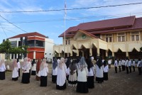 Upacara HGN di Kankemenag Aceh Utara, Irup H Asnawi