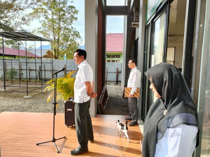 Jamaluddin dalam Apel di Kota Jantho: Tugas Kemenag Membantu Presiden 