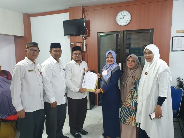 Bersama Tim PHU Kanwil, 7 Jemaah Pelimpahan Banda Aceh Rekam Biometrik 