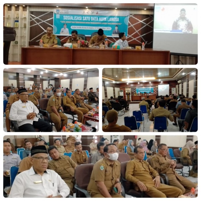 Hasanuddin Hadiri Sosialisasi Satu Data Kota Langsa 