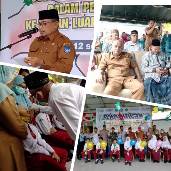 Hasanuddin, Hadiri Pencanangan Sub PIN Polio Kota Langsa