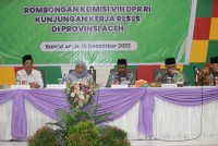 Komisi VIII DPR RI Kunjungan Kerja di Aceh, Bahas Haji Dengan Kanwil Kemenag