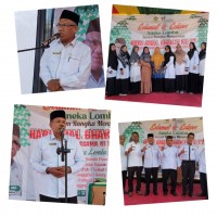 Meski Digenangi Air, Pembukaan Aneka Lomba Tetap berjalan dengan lancar 
