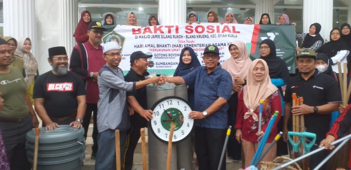 ASN Kemenag Banda Aceh Adakan Bakti Sosial, H Abrar: Inilah Amal yang Sesungguhnya 