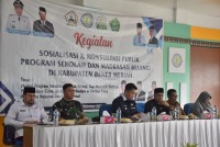 Kakankemenag Wahdi Hadiri Sosialisasi Program Sekolah dan Madrasah Belangi