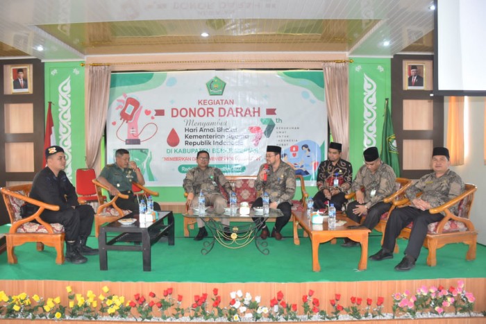 Dalam Rangka HAB Ke-77, Kementerian Agama Bener Meriah Gelar Donor Darah