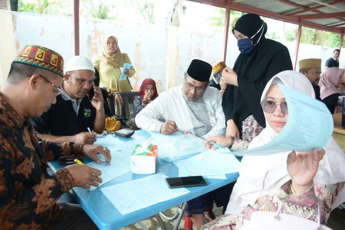 Rangkaian HAB ke 77, Kemenag Aceh Utara Kumpulkan 59 Kantong Darah