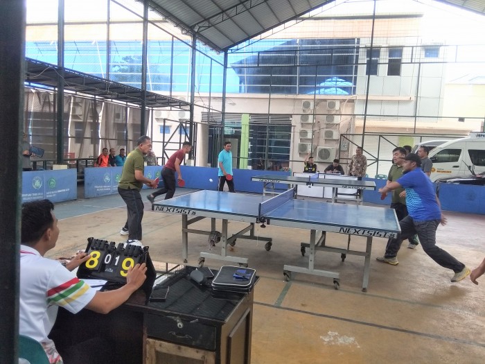 Tenis Meja Kanwil Bersama Kemenag Banda Aceh, UPT Asrama Haji, dan BDK; Ahad Weng Itangen