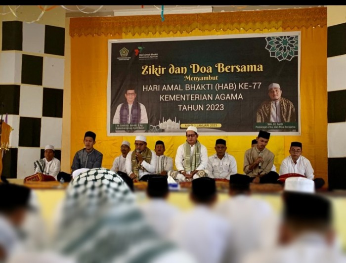 Kemenag Aceh Barat Gelar Zikir dan Doa Bersama 