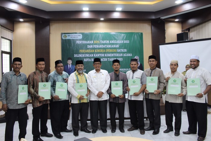 Serahkan DIPA dan Penandatanganan Perkin, Abrar Zym: Segera Laksanakan Kegiatan 2023 Secara Efektif dan Efisien