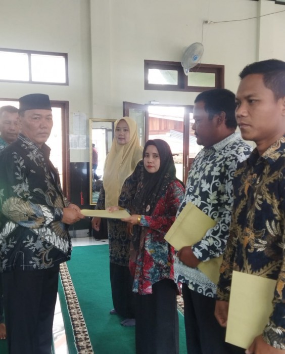 63 PPNPN Terima SK, Kakankemenag Agara Sampaikan Beberapa Pesan