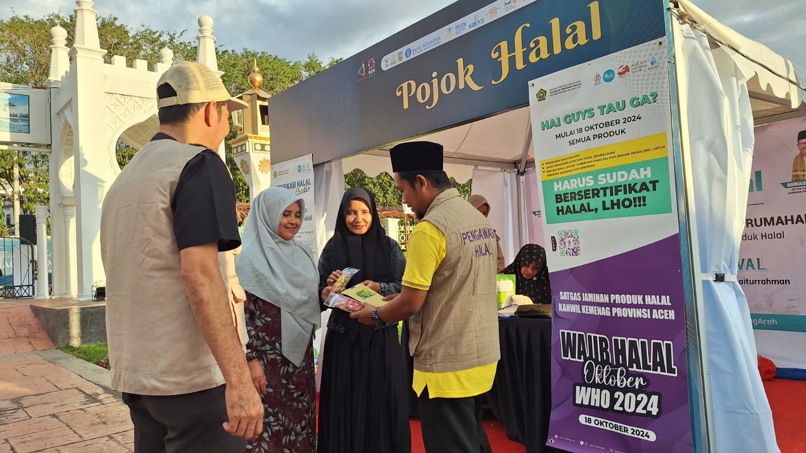 Satgas Halal Aceh Buka Layanan Halal Gratis di Ramadhan Festival - Kementerian Agama RI