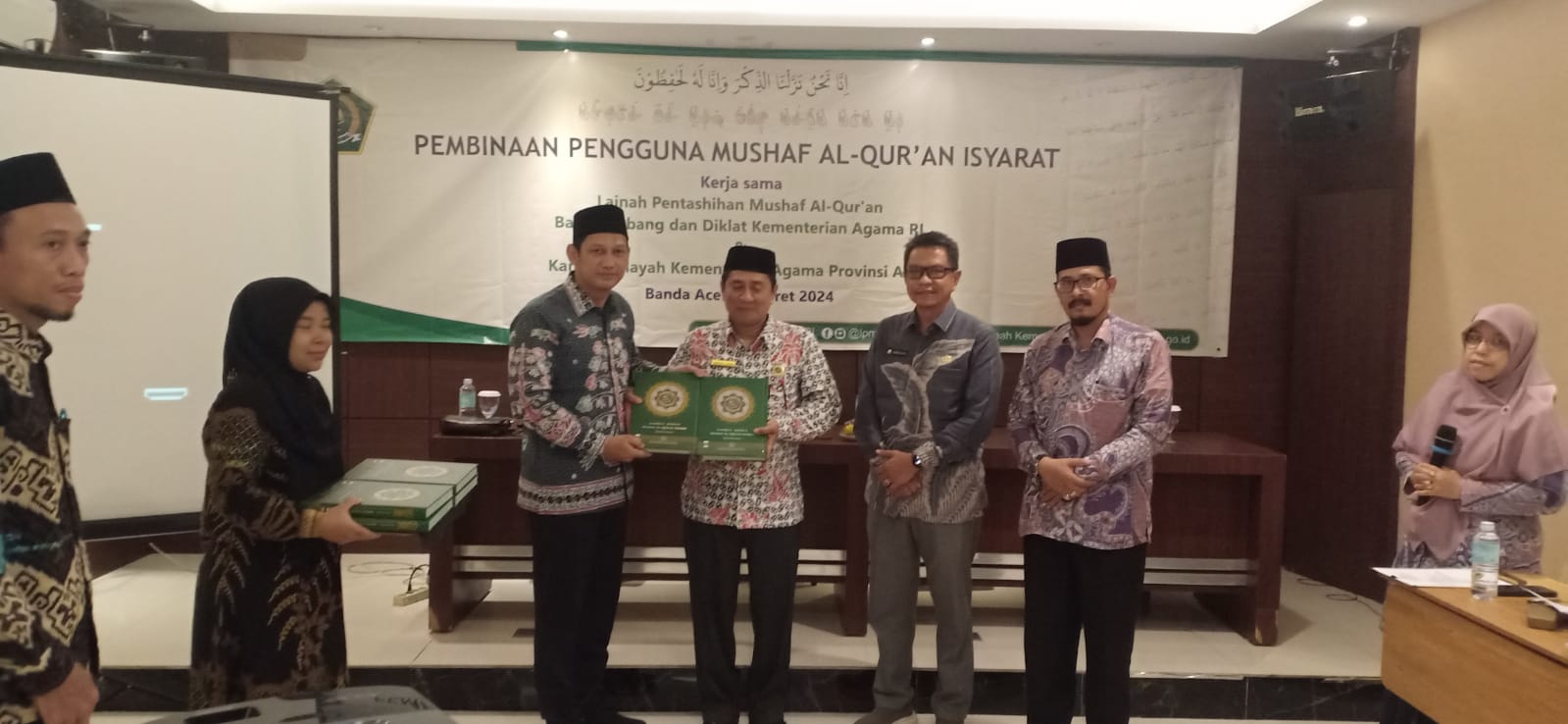 Peduli Disabilitas, Kemenag Aceh Gelar Pembinaan Mushaf Quran Isyarat